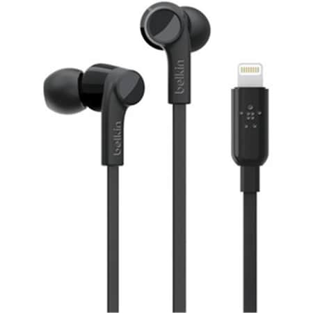 Fasttrack Lightning In-Ear Headphones, Black - Rockstar Headphones with Lightning Connector FA2119237